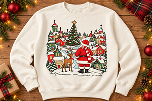 Retro Christmas 2026 PNG