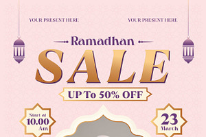 Ramadhan Sale Flyer, a Flyer Template by megarez