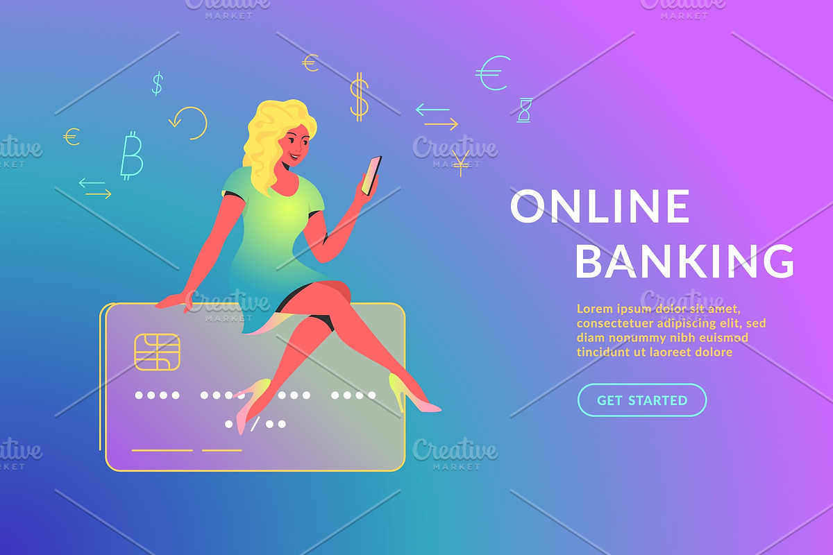 Mobile banking and payments online, a Finance Illustration by Julia Tim (Photo 3 of 5)