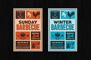 Winter BBQ Party Flyer, a Print Template by DesignWorkz (Thumbnail 2 of 2)