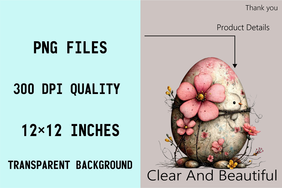 Whimsicale Aster Egg Clipart Bundle., an Illustration by SVGArt (Photo 7 of 7)