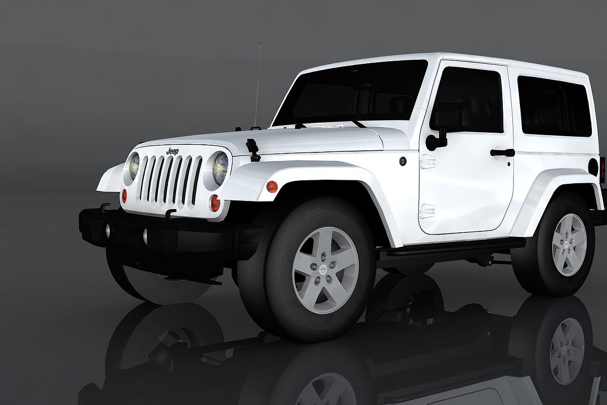 Jeep Wrangler Rubicon, a Cars & Vehicle 3D Model by valtriiu (Photo 1 of 12)