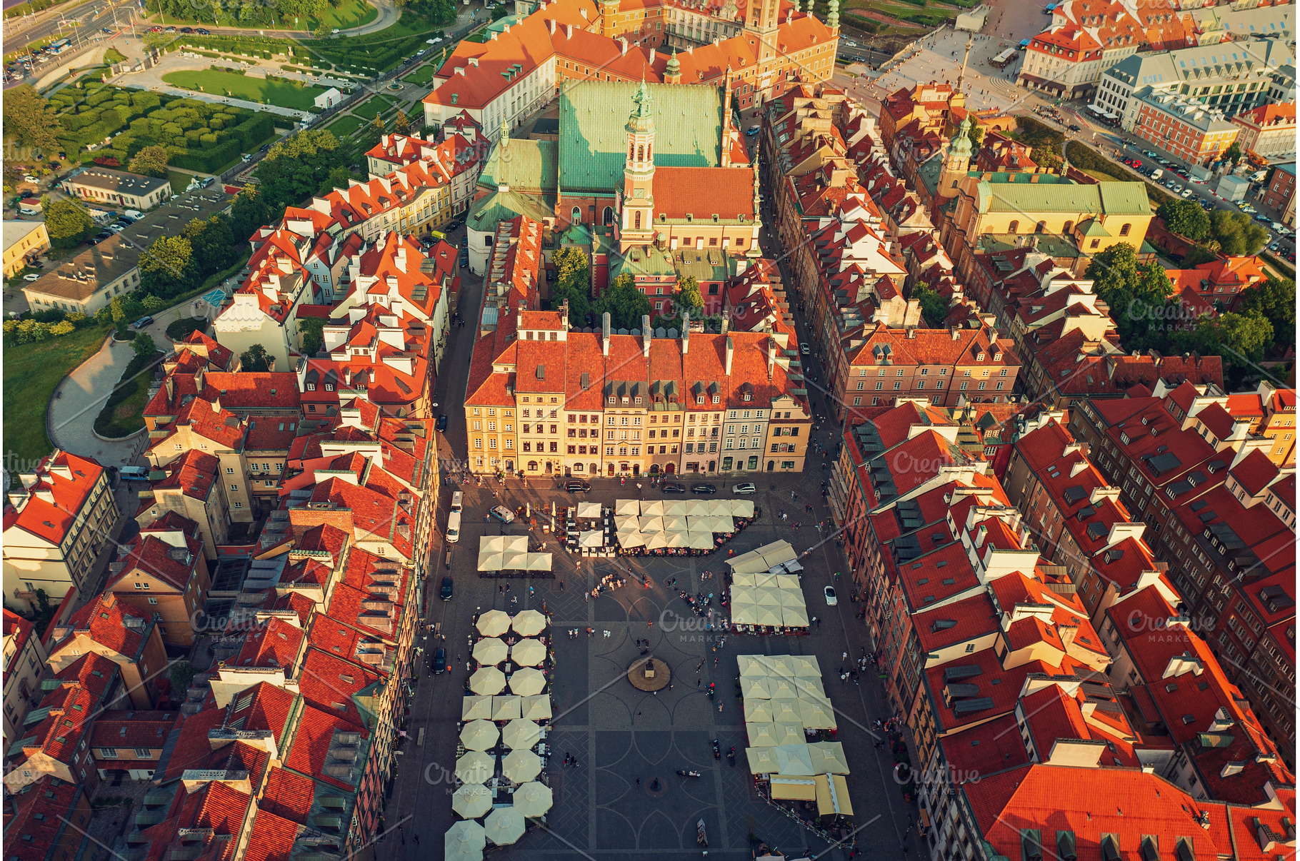Market square in Warsaw, an Architecture Photo by Nature and travel