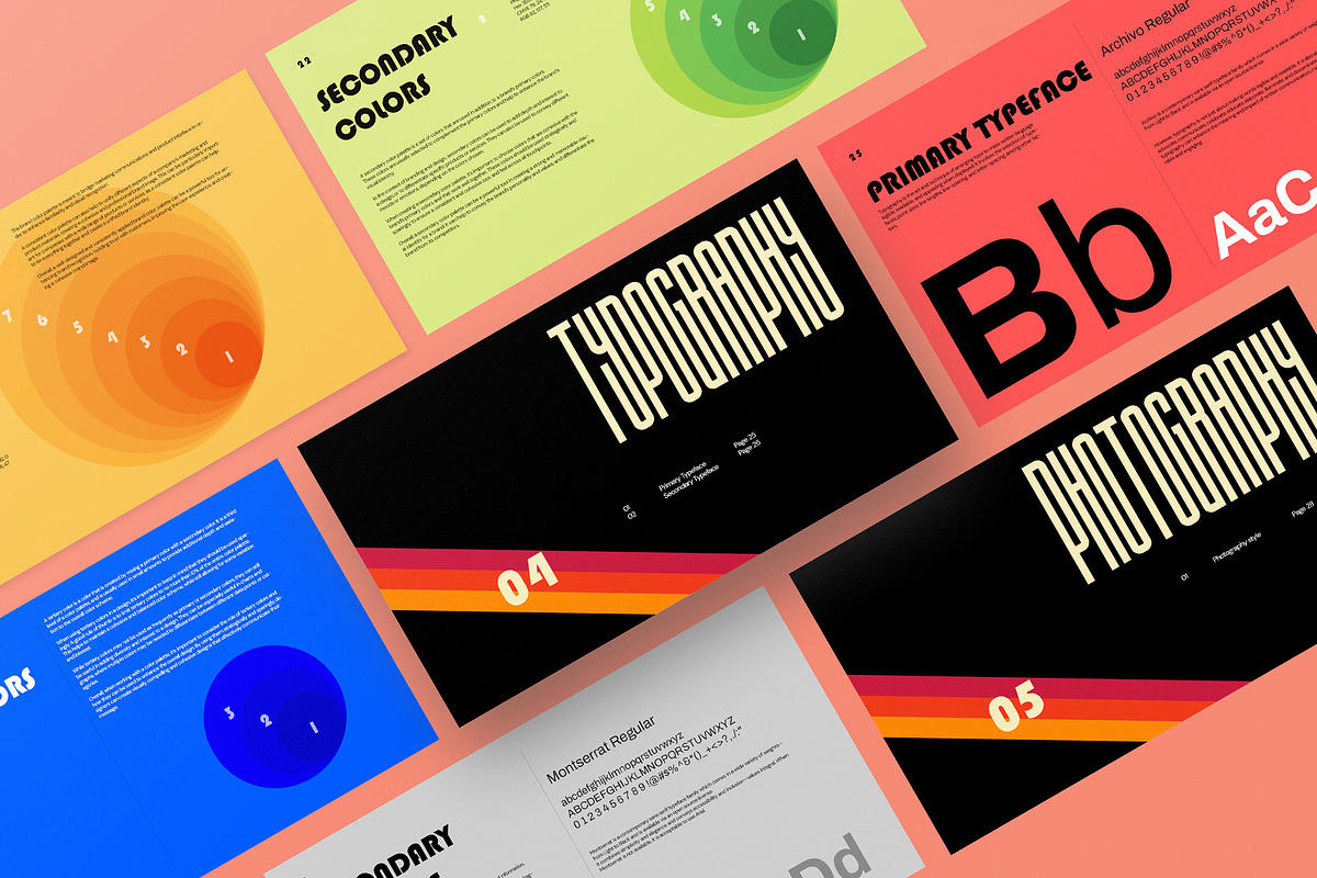 InDesign | Brand Guidelines Template, a Presentation Template by CreativeSoup.io (Photo 5 of 11)