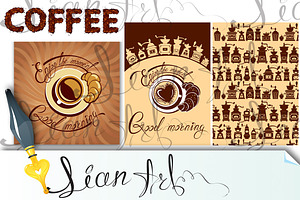 Menu Elements For Coffeehouse