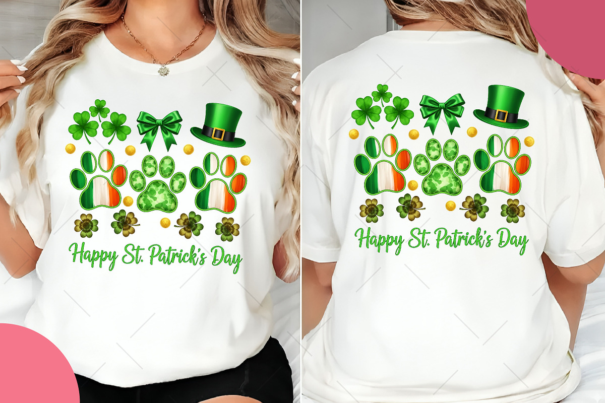 Dog St Patrick's Day Shamrock Png, an Illustration by OK Design (Photo 4 of 6)