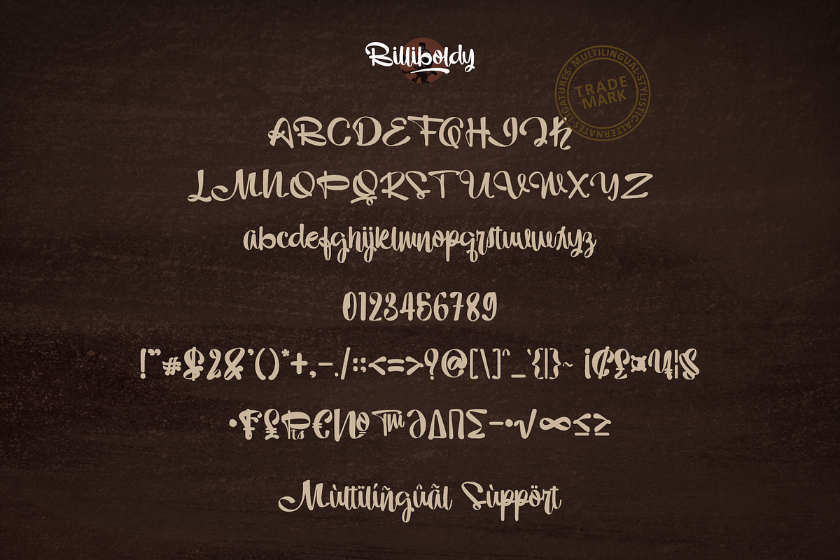 Billiboldy // Sweet Bold Typeface, a Script Font by GDcreative (Photo 8 of 10)