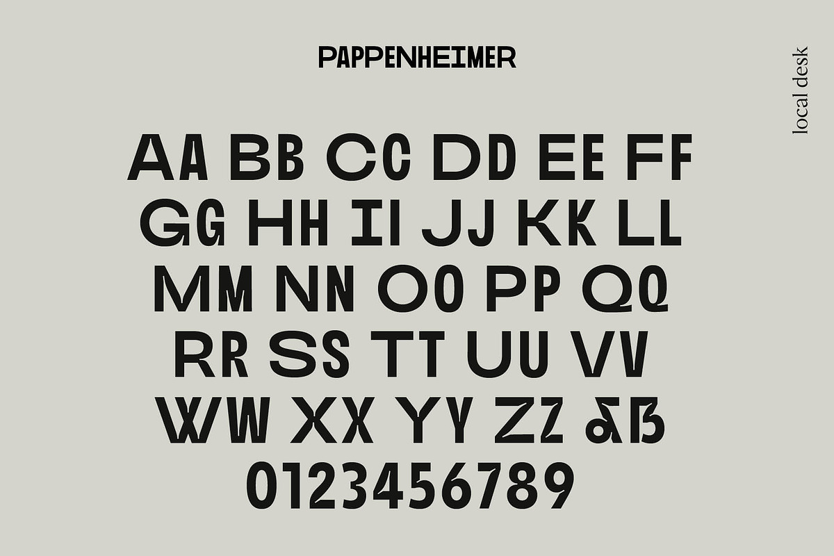 Pappenheimer – A Fresh Sans, a Sans Serif Font by Local Desk Designstudio (Photo 16 of 20)