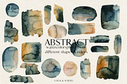 Abstract Watercolor Splotches PNG, a Decorative Illustration by whiteheartdesign (Thumbnail 13 of 15)