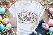 Happy Easter Bunny Png, an Illustration by DreamArtGraphic (Thumbnail 3 of 4)