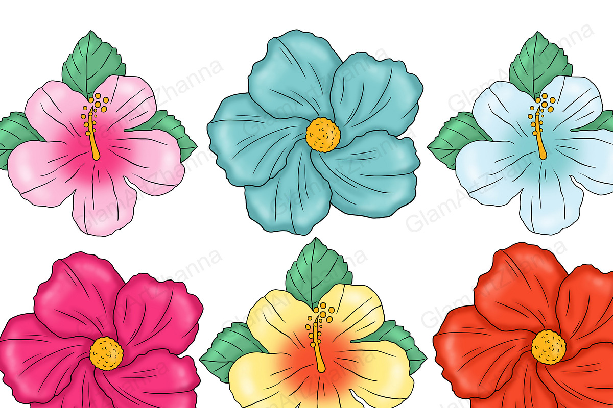 Bright Summer Clipart, a Seasonal Illustration by GlamArtZhanna (Photo 4 of 4)