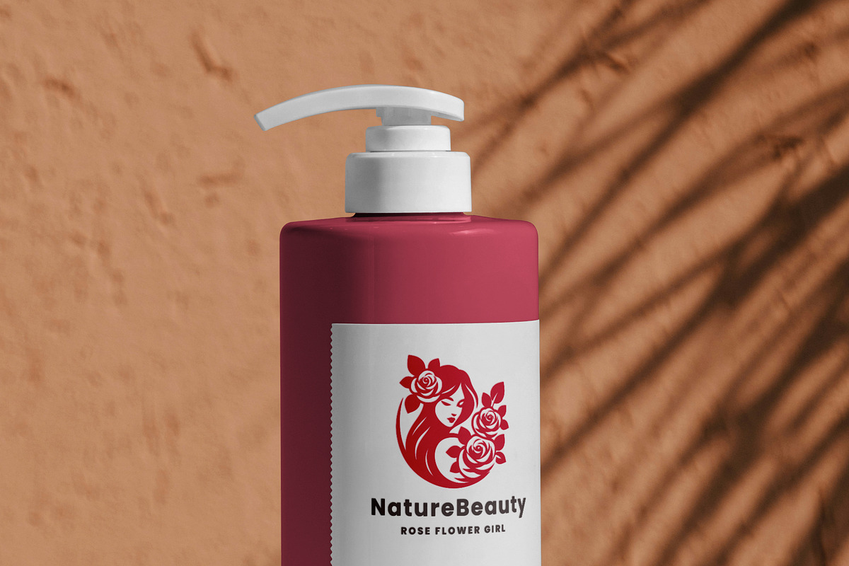Nature Beauty Rose Girl Logo, a Branding & Logo Template by Design_Planet (Photo 2 of 3)