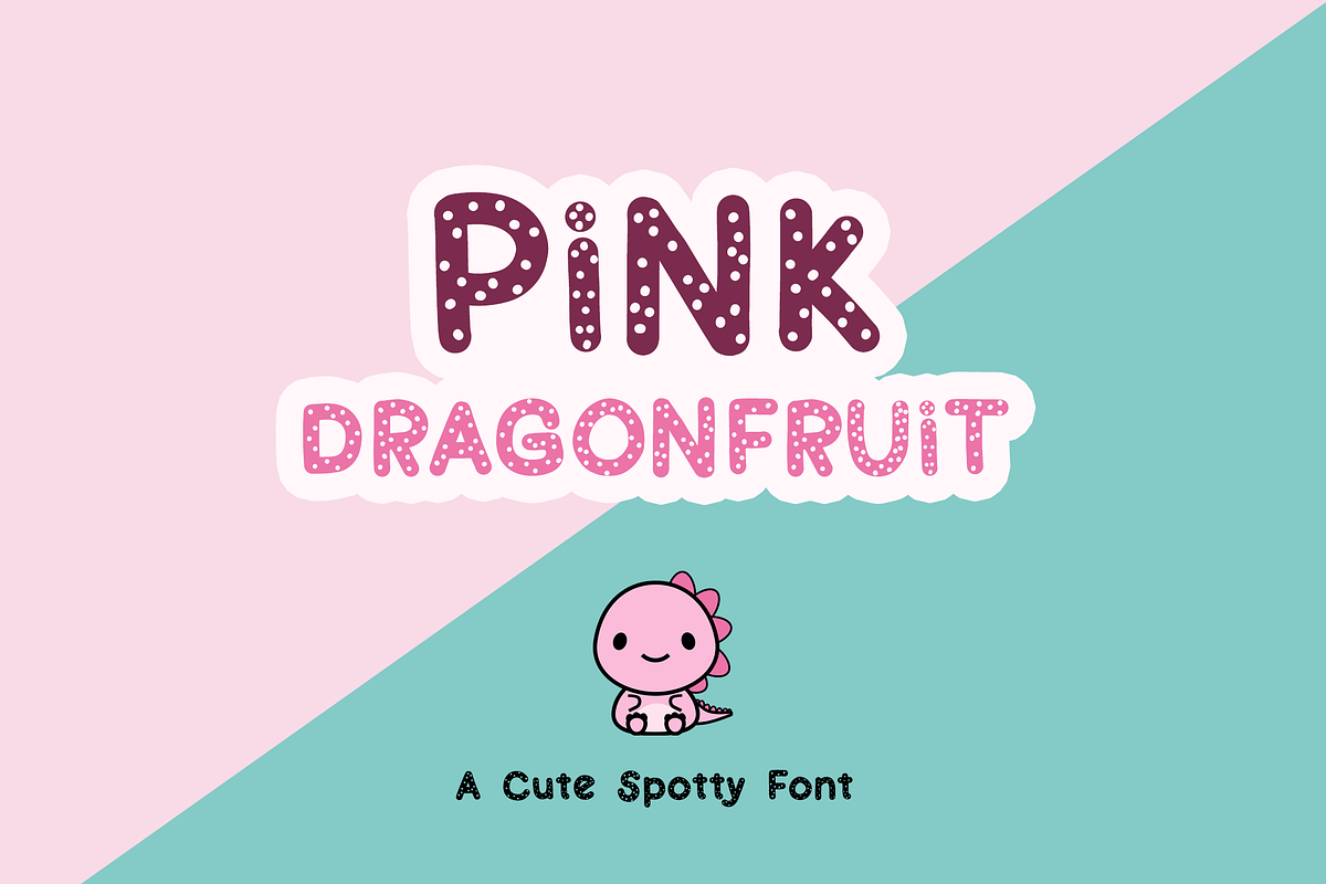 Pink Dragonfruit, a Script Font by Little Paperies (Photo 1 of 5)