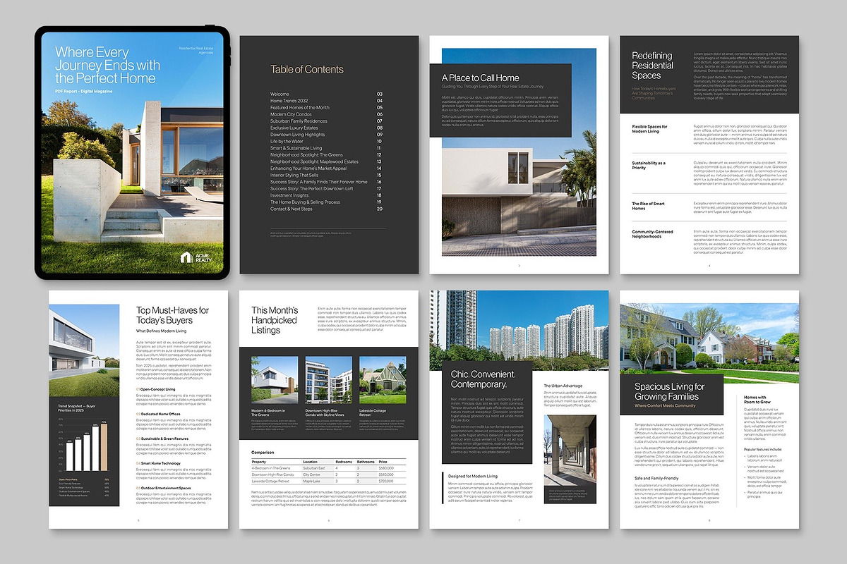 Real Estate Brochure Template, a Brochure Template by BrandPacks (Photo 2 of 6)
