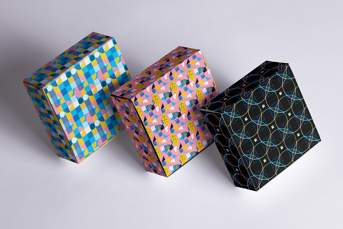 12 Geometric Textured Patterns, a Pattern Graphic by Joseph Chernashki (Photo 3 of 10)
