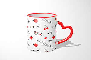 Cute Valentines Day Graphic Set