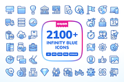 2100+ Infinity Blue icons, a Duotone Icon by Icojam store (Thumbnail 1 of 12)