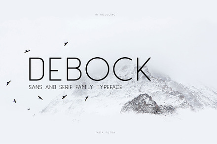 Debock Family Typeface