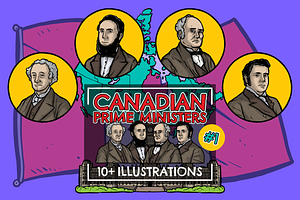 Prime Ministers Vector Pack No1
