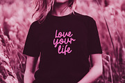 Handwriting Bold Script Font Magenta, a Script Font by pixelcolours (Thumbnail 2 of 5)