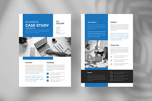 Case Study Flyer Template, a Flyer Template by Tanmoy Topu
