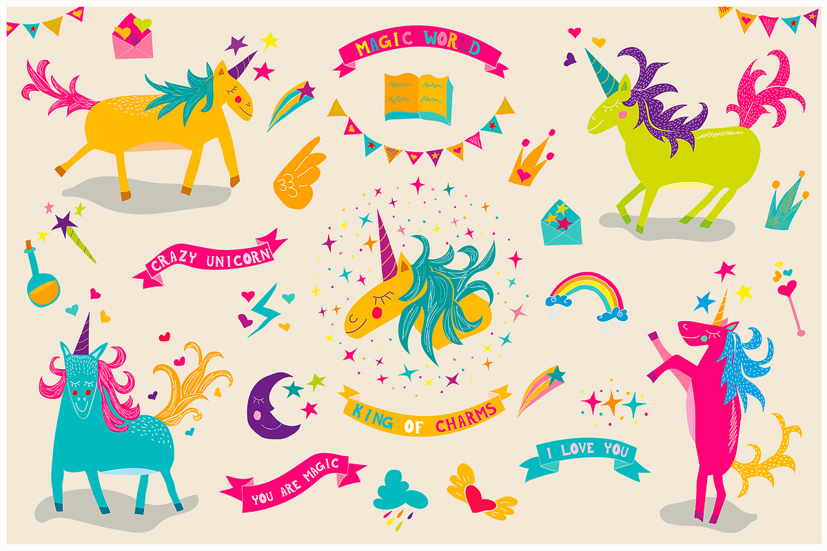 Magic World Unicorn, an Education Illustration by Isbela  (Photo 2 of 10)