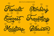 Yoriglo - Monoline Script Font, a Script Font by Arendxstudio (Thumbnail 8 of 9)