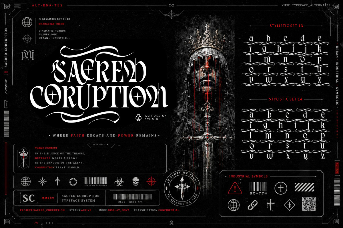 Royal Hatred Typeface, a Blackletter Font by alit design (Photo 17 of 20)