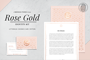 ROSE GOLD | Identity Kit, a Stationery Template by Marigold Studios (Thumbnail 1 of 7)