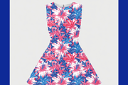 Preppy Red, White, Blue Flowers, a Pattern Graphic by Paper & Pattern Studio (Thumbnail 3 of 8)