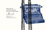 Writer Writes: 91 Fountain Pens & .., an Illustration by Unember (Thumbnail 3 of 6)