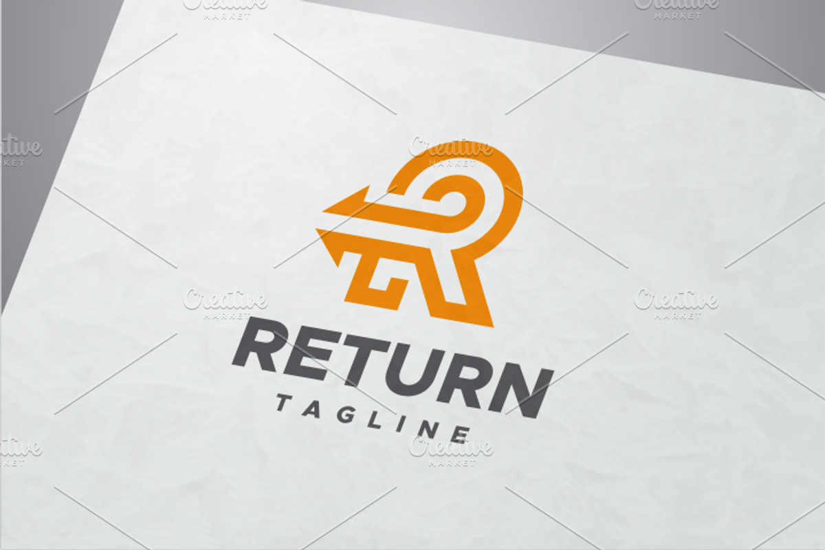 Return - Letter R Logo, a Branding & Logo Template by yopie
