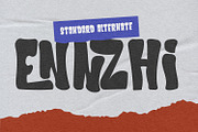 Enzhenia Stylish Display Font, a Handwritten Font by Maulana Creative (Thumbnail 8 of 8)