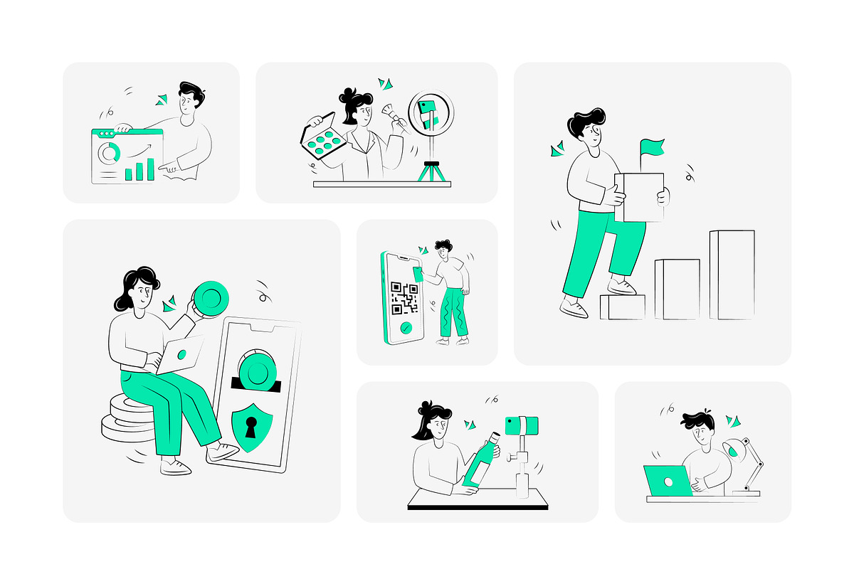 Animated Business Illustrations, a Finance Illustration by Brickclay (Photo 3 of 4)