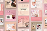 Nail Salon Instagram Post Template, a Social Media Template by prajapixels (Thumbnail 5 of 6)
