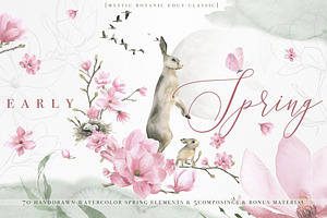 Spring Watercolor Illustration