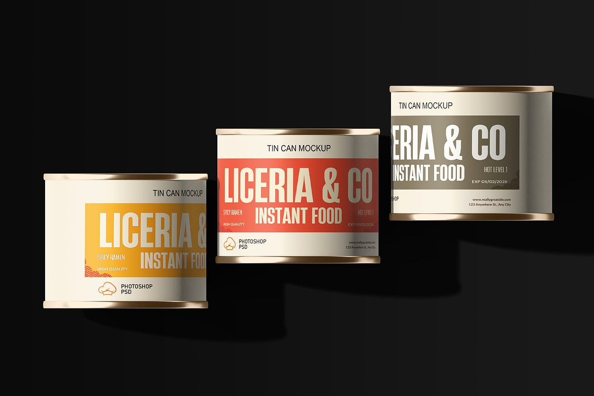Aluminum Tin Can Mockups, a Product Mockup by Sweetdady (Photo 6 of 16)