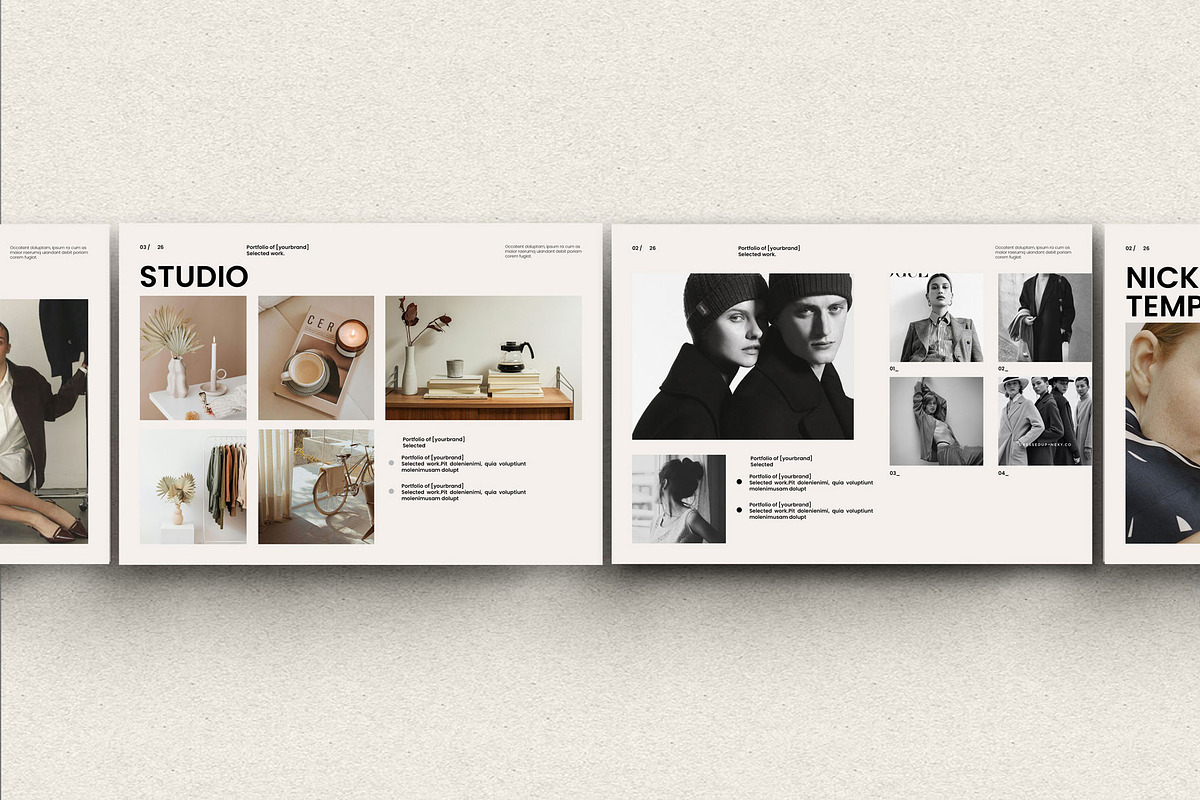 Neue Portfolio & Resume Template, a Brochure Template by Aura Agency (Photo 7 of 11)