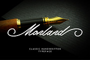 Monland  | Elegant  Handwritten, a Script Font by Banyumili Studio (Thumbnail 1 of 6)