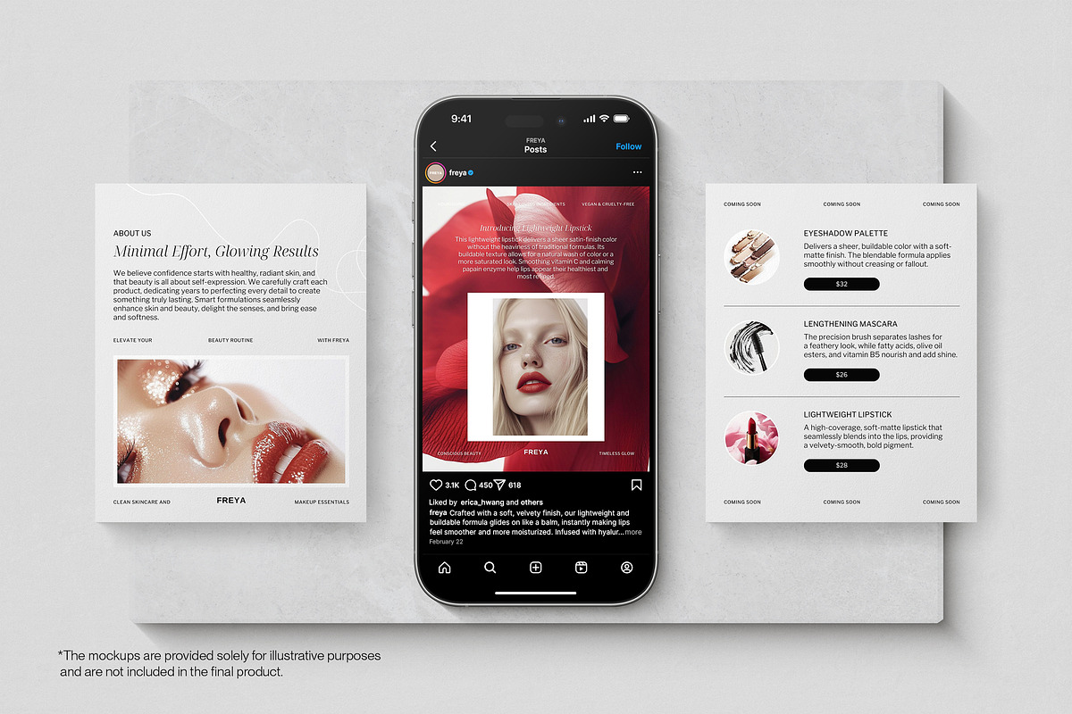 FREYA / Social Media Kit, a Social Media Template by Studio Dara (Photo 4 of 13)