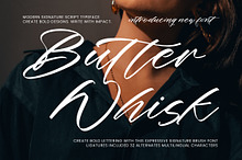 Butter Whisk Modern Signature
