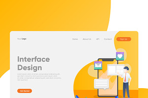 Interface Design - Banner & Landing