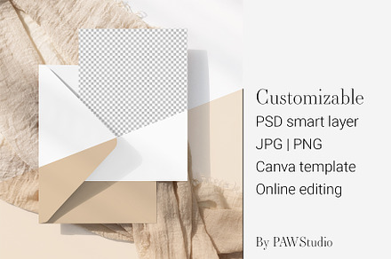 Customizable Card Mockup 5x7 8e b32
