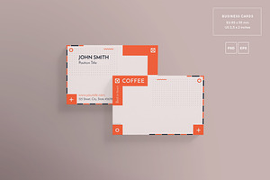 Business Cards Coffee Shop