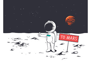 Astronaut Want To Get To Mars