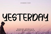 Yesterday, a Script Font by FreshTypeINK (Thumbnail 1 of 7)