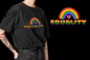 LGBTQ Rainbow Color Fonts, a Font by Fox7 By Rattana (Thumbnail 8 of 8)