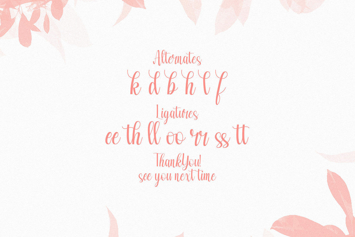 Amelya - Handwritten Font, a Script Font by StringLabs (Photo 11 of 11)