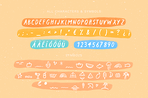 Island Sun Handwritten Marker Font