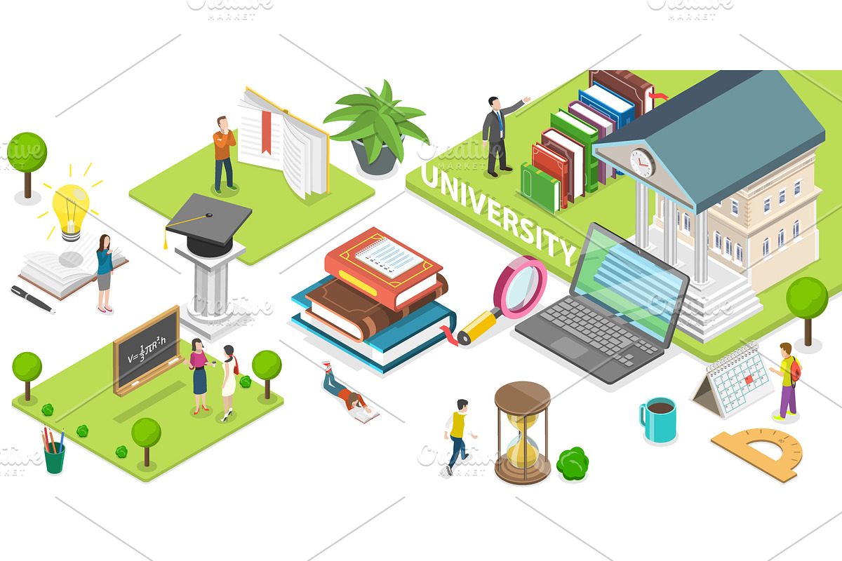 Education Set 01, an Education Illustration by AndriiStore (Photo 10 of 11)